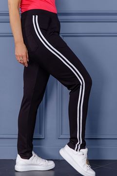 Picture of CURVY GIRL TRACK SUIT TROUSER WITH STRIPES